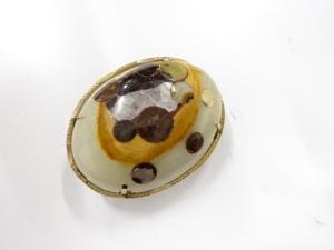 アンティーク　瑪瑙　帯留め